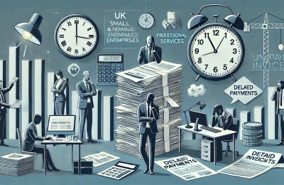 Effect of unpaid invoices and debts on SMEs.